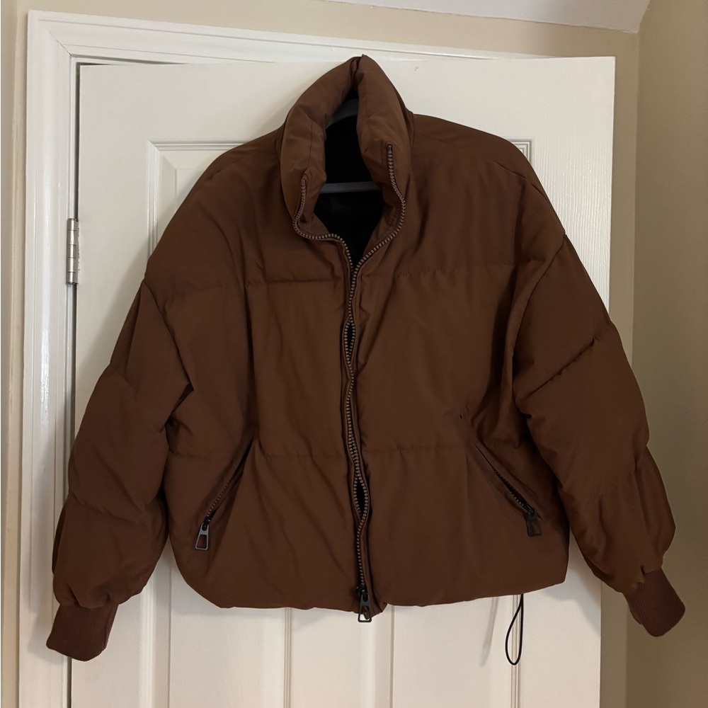 Women’s Brown Puffer Jacket
